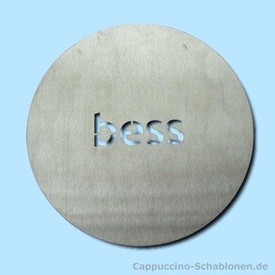 Cappuccino Schablone "Bess"
