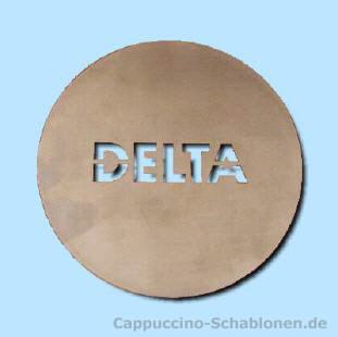 Cappuccino Schablone "DELTA"