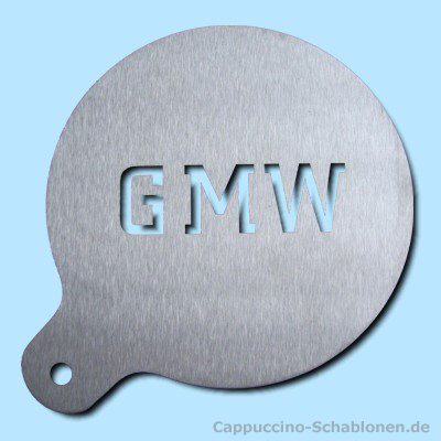 Cappuccino Schablone "GMW"