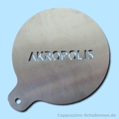 Cappuccino Schablone "Akropolis"