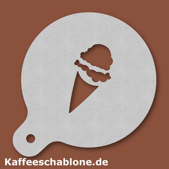 Kaffeeschablone Eist&uuml;te aus Edelstahl