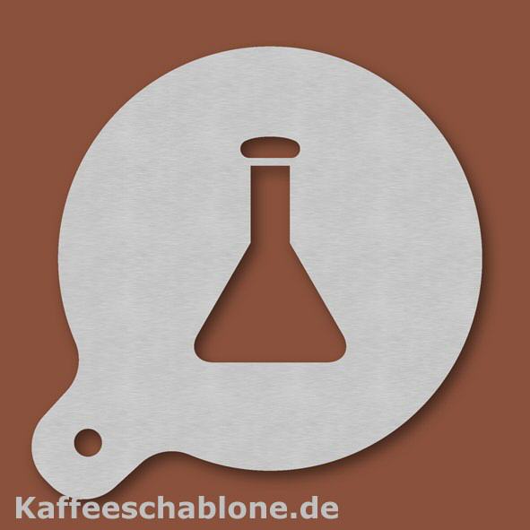 Kaffeeschablone Glaskolben aus Edelstahl