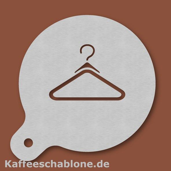 Kaffeeschablone Kleiderb&uuml;gel aus Edelstahl