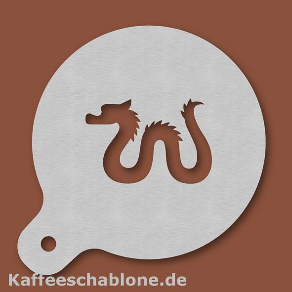 Kaffeeschablone China-Schlange aus Edelstahl
