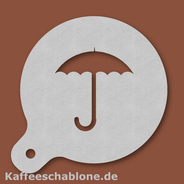 Kaffeeschablone Schirm aus Edelstahl