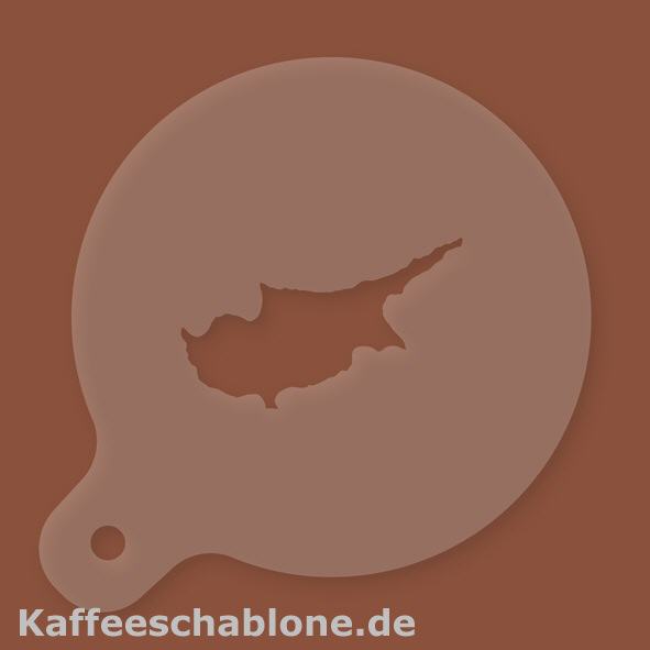 Kunststoff-Schablone Zypern